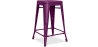 Buy Bar Stool - Industrial Design - Matte Steel - 60cm - New edition - Stylix Purple 60324 in the Europe