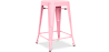 Buy Bar Stool - Industrial Design - Matte Steel - 60cm - New edition - Stylix Pink 60324 - prices