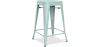 Buy Bar Stool - Industrial Design - Matte Steel - 60cm - New edition - Stylix Pale Green 60324 in the Europe