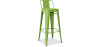 Buy Bar Stool with Backrest - Industrial Design - 76cm - New Edition - Stylix Light green 60325 - in the EU
