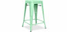 Buy Bar Stool - Industrial Design - Matte Steel - 60cm - New edition - Stylix Mint 60324 with a guarantee