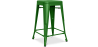 Buy Bar Stool - Industrial Design - Matte Steel - 60cm - New edition - Stylix Green 60324 - in the EU