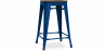 Buy Stylix Stool wooden - Metal - 60cm  Dark blue 99958354 - prices
