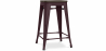 Buy Stylix Stool wooden - Metal - 60cm  Bronze 99958354 with a guarantee