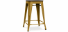 Buy Stylix Stool wooden - Metal - 60cm  Gold 99958354 - in the EU