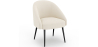 Buy  Design Armchair - Upholstered in Boucle Fabric - Wasda White 60330 - in the EU