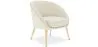 Armchair with Armrests - Upholstered in Boucle Fabric - Pimba image 9