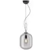 Buy Glass pendant light in modern design, metal and glass - Grau - small Smoke 60401