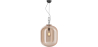 Buy Crystal Ceiling Lamp - Medium Design Pendant Lamp - Grau Amber 60402 - in the EU