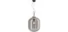 Buy Glass pendant light in modern design, metal and glass - Grau - Medium Smoke 60402