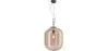 Buy Glass pendant light in modern design, metal and glass - Grau - Big Amber 60403