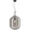 Buy Glass pendant light in modern design, metal and glass - Grau - Big Smoke 60403