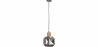 Buy Wood and Glass Ceiling Lamp - Design Pendant Lamp - Bumba Smoke 60241 - prices
