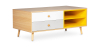 Buy Wooden TV Stand - Scandinavian Design - Lenark Natural wood 60408 - in the EU