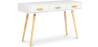 Buy Wooden Desk with Drawers - Scandinavian Design - Pius White 60412 - in the EU