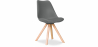 Buy Dining Chair Denisse Scandi style Premium Design with cushion  Dark grey 58292 with a guarantee
