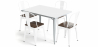 Buy Pack Dining Table and 4 Dining Chairs Industrial Design - New Edition - Bistrot Stylix White 60441 with a guarantee