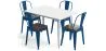 Pack Dining Table and 4 Dining Chairs Industrial Design - New Edition - Bistrot Stylix image 9