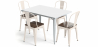 Buy Pack Dining Table and 4 Dining Chairs Industrial Design - New Edition - Bistrot Stylix Cream 60441 in the Europe