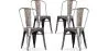 Pack of 4 Dining Chairs - Industrial Design - New Edition - Stylix image 9