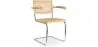 Dining Chair with Armrests - Vintage Design - Wood and Rattan - Bruna image 9