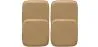 Pack of 4 Magnetic Cushions for Square Seat Chair – Faux Leather – Stylix image 9
