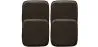 Pack of 4 Magnetic Cushions for Square Seat Chair – Faux Leather – Stylix image 9