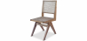Buy Cannage Dining Chair, Bali Boho Style, Rattan and Teak Wood - Breya Natural 60474 - in the EU