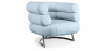 Buy Designer armchair - Faux leather upholstery - Bivendun Pastel blue 16500 at Privatefloor