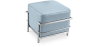 Buy Kart3 Footrest (Ottoman) - Faux Leather Pastel blue 55762 in the Europe