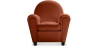 Buy Club Armchair Faux Leather Brown 54286 at Privatefloor