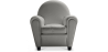 Buy Club Armchair Faux Leather Grey 54286 - in the EU