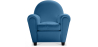 Buy Club Armchair Faux Leather Dark blue 54286 at Privatefloor