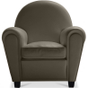 Buy  Armchair with Armrests - Upholstered in Faux Leather - Club Olive 54286 in the Europe