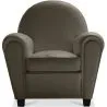  Armchair with Armrests - Upholstered in Faux Leather - Club image 9