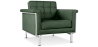 Buy Armchair Objective - Faux Leather Green 13180 Home delivery