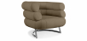 Buy Designer armchair - Faux leather upholstery - Bivendun Taupe 16500 in the Europe