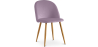 Buy Dining Chair - Velvet Upholstered - Scandinavian Style - Evelyne Pink 59990 - in the EU