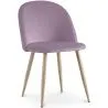 Dining Chair - Velvet Upholstered - Scandinavian Style - Evelyne image 9