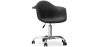 Buy Office Chair with Armrests - Swivel Desk Chair with Castors - Grev Black 60479 - prices