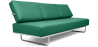 Buy Sofa Bed Kart5  (Convertible) - Faux Leather Turquoise 14621 with a guarantee