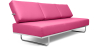 Buy Sofa Bed Kart5  (Convertible) - Faux Leather Pink 14621 in the Europe