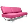 Buy Sofa Bed Kart5  (Convertible) - Faux Leather Pink 14621