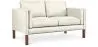 Polyurethane Leather Upholstered Sofa - 2 Seater - Mordecai image 9
