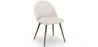 Dining Chair - Upholstered in Bouclé Fabric - Scandinavian - Evelyne image 9
