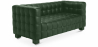 Buy Design Sofa from the Nubus Suite (2 seats) - Faux Leather Green 13252 home delivery