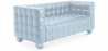 Buy Design Sofa from the Nubus Suite (2 seats) - Faux Leather Pastel blue 13252 at Privatefloor