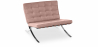 Buy Design Armchair - Upholstered in Faux Leather - Town Pastel pink 58262 - prices