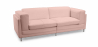 Buy Cawa Design Sofa  (2 seats) - Faux Leather Pastel pink 16611 in the Europe