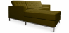 Buy Chaise longue design - Upholstered in Polipiel - Nova Olive 15184 at Privatefloor